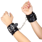 SECRETPLAY - SCHWARZE BONDAGE-HANDSCHELLEN BDSM-KOLLEKTION