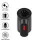 JAMYJOB - VORTEX-STOß- UND 360-DREHBARER TECH-TURBO-MODUS-MASTURBATOR