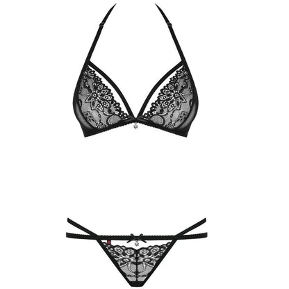 OBSESSIVE - 838 SET ZWEITEILIG SCHWARZ S/M