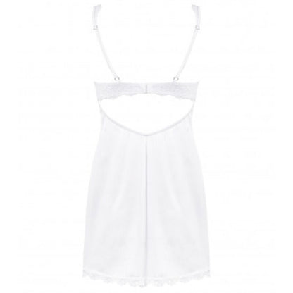 OBSESSIVE - AMOR BLANCO CHEMISE & WEISSER TANGA S/M