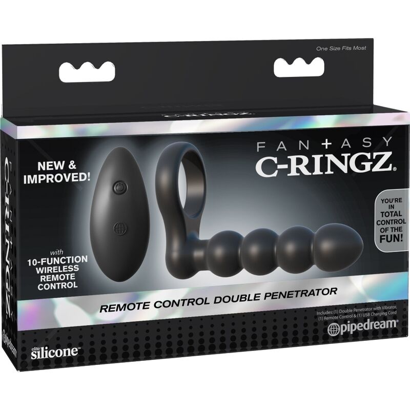 FANTASY C-RINGZ - FERNBEDIENUNG DOPPELPENETRATOR
