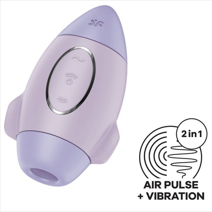 SATISFYER - MISSION CONTROL BLAUER KLEINER DOPPELIMPULS VIBRATOR