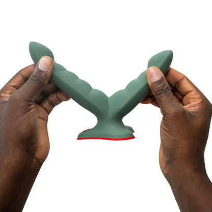 FUN FACTORY - RYDE DOPPELDILDO & MASSAGER SCHWARZ