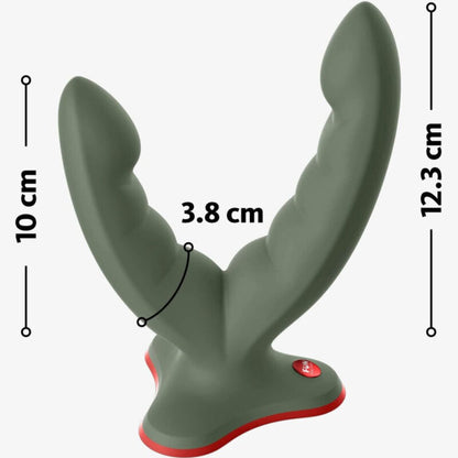 FUN FACTORY - RYDE DOPPELDILDO & MASSAGER SCHWARZ