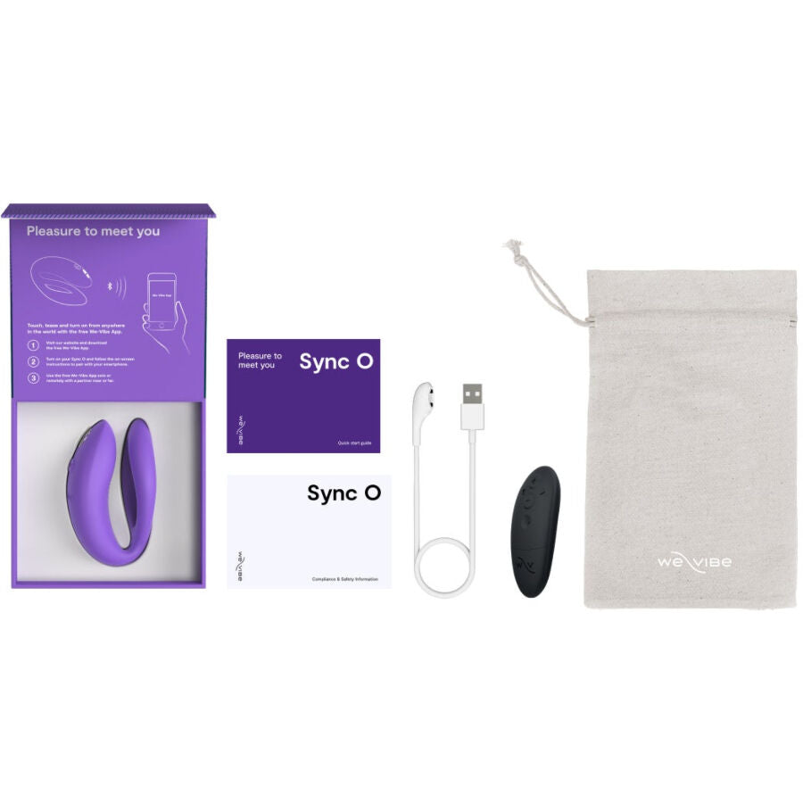 WE-VIBE - SYNC O FLEXIBLER VIBRATOR MIT FERNBEDIENUNG VIOLETT