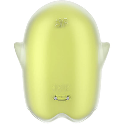 SATISFYER - GLOWING GHOST AIR PULSE & VIBRATOR WEISS