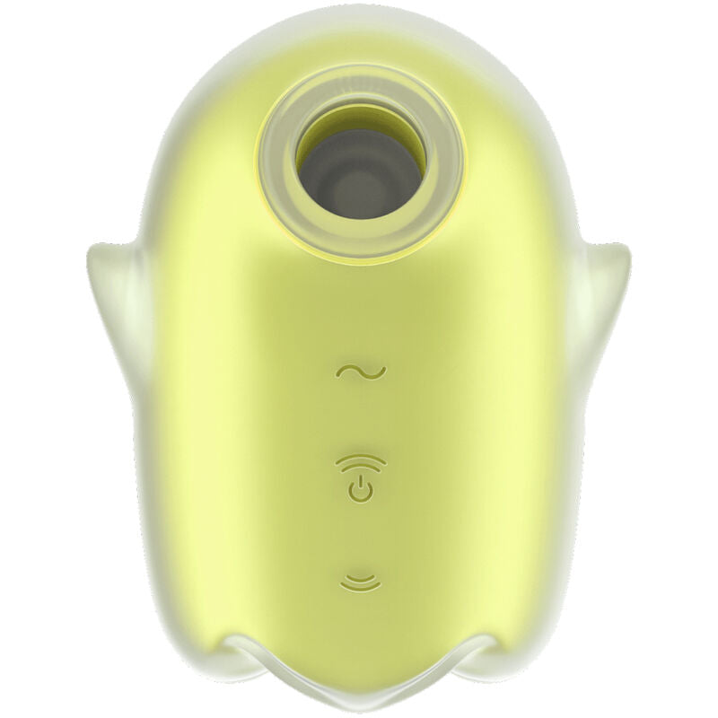 SATISFYER - GLOWING GHOST AIR PULSE & VIBRATOR WEISS
