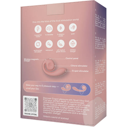 SNAIL VIBE - GIZI DUAL STIMULATOR TÜRKIS