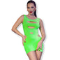 CHILIROSE - CR 4621 KLEID GRÜN S/M