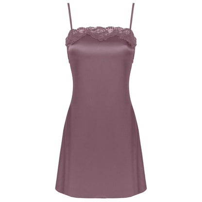 LIVCO CORSETTI FASHION - JACQUELINE LC 90249 MORGENMANTEL + HEMD + PANTY VIOLETT L/XL