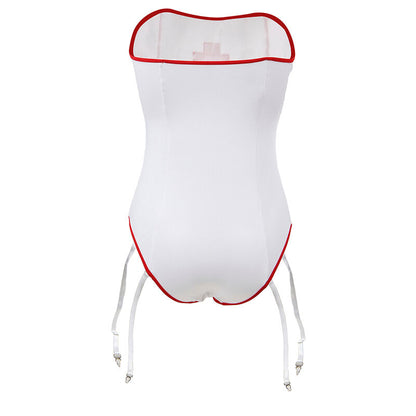 SUBBLIME - SEXY KRANKENSCHWESTER KOSTÜM MIT TEDDY L/XL