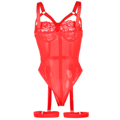 SUBBLIME - TEDDY MIT STRUMPFBAND-DETAIL BRUST ROT L/XL