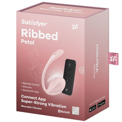 SATISFYER - RIBBED PETAL G POINT FERNBEDIENUNG STIMULATOR ROSE KOSTENLOSE APP