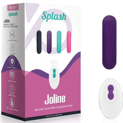 ARMONY - SPLASH JOLINE VIBRATOR BULLET SILIKON FERNBEDIENUNG 10 VIBRATIONEN 6.5 X 1.5 CM LILA