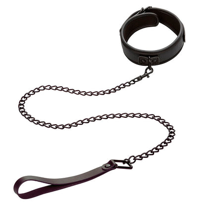 CALEXOTICS - NOCTURNAL HALSBAND & LEINE LEDER VERSTELLBAR SCHWARZ