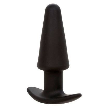 CALEXOTICS - ROCK BOTTOM TAPERED ANAL PLUG 10 VIBRACIONES SILIKON SCHWARZ