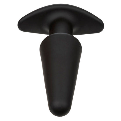 CALEXOTICS - ROCK BOTTOM TAPERED ANAL PLUG 10 VIBRACIONES SILIKON SCHWARZ
