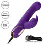 CALEXOTICS - JACK RABBIT VIBRATOR & STIMULATOR 7 VIBRATIONEN UND SAUGMODUS BLAU