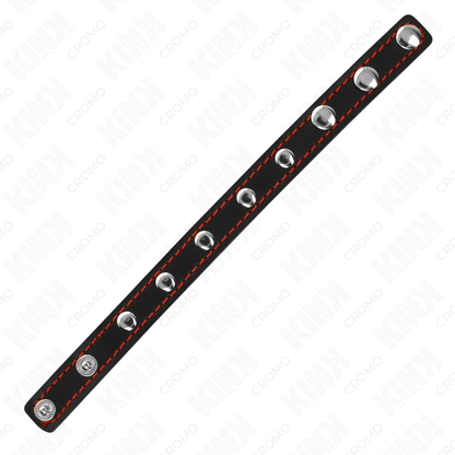 KINK - PENISRING AUS LEDER MIT SPIKES 21,5 X 1,6 CM