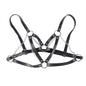 SUBBLIME - 953713 PUNK BONDAGE GÜRTEL METALLSCHNALLE SCHWARZ EINE GRÖSSE