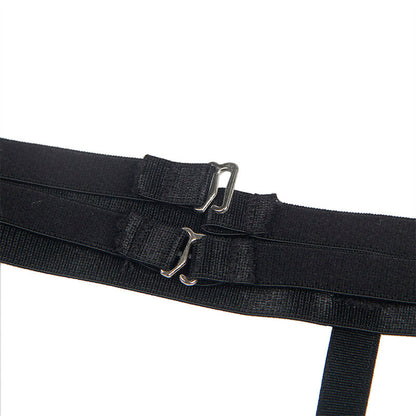 SUBBLIME - 954147 BODY MIT STRUMPFGÜRTEL SCHWARZ S/M
