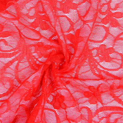 SUBBLIME - 954208 SPITZEN-BABYDOLL MIT VERSTELLBAREN TRÄGERN ROT S/M