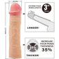 PRETTY LOVE - CHELSEA PENISHÜLLE MIT 7,6 CM VERLÄNGERUNG FLEISCH