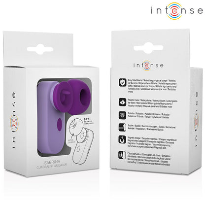 INTENSE - SABRINA CLIT STIMULATOR LILA