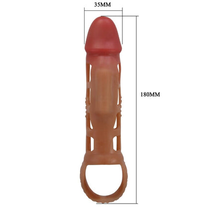 PRETTY LOVE - PRESTON VIBRIERENDE PENISHÜLLE 18 CM