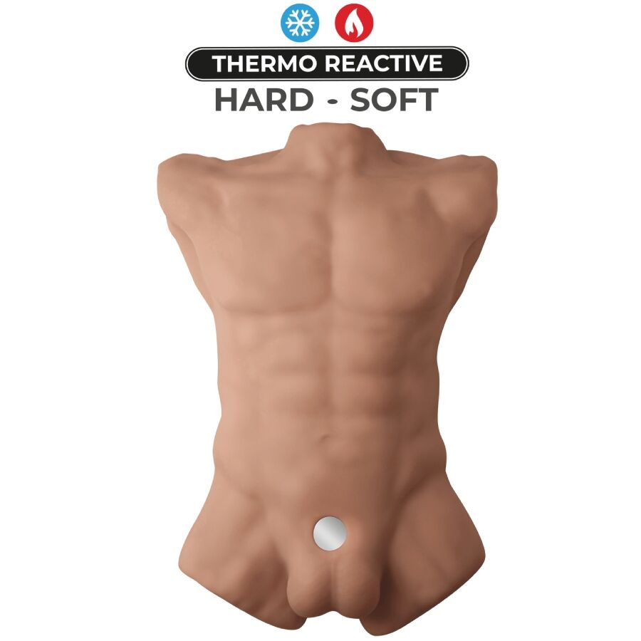 SILEXD - APOLLO L REALISTISCHER MÄNNLICHER TORSO KARAMELL