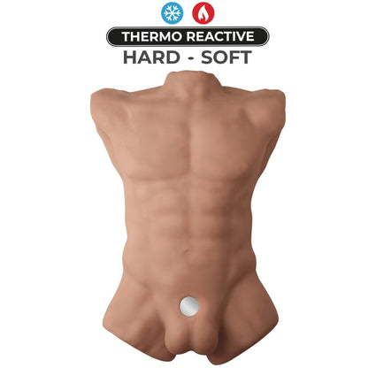 SILEXD - APOLLO L REALISTISCHER MÄNNLICHER TORSO KARAMELL