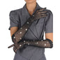 SUBBLIME - 957469SHINE TRANSPARENTE HANDSCHUHE SCHWARZ S/M