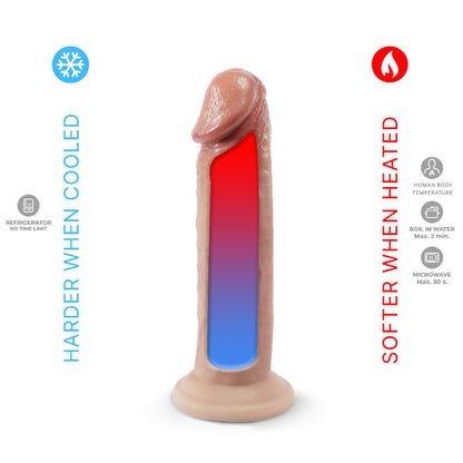 SILEXD - REALISTISCHES PENISMODELL 2 PREMIUM THERMOAKTIVES SILIKON 19 CM