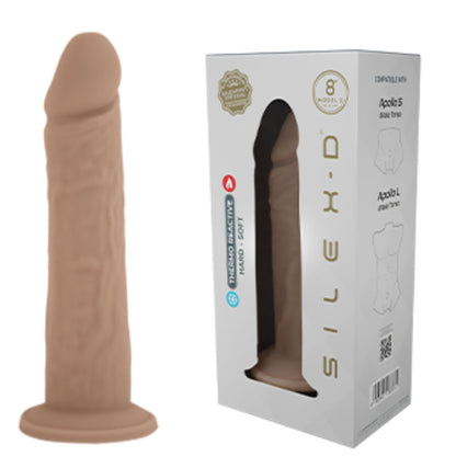 SILEXD - REALISTISCHES PENISMODELL 8 FLÜSSIGE SILIKON 20,6 CM