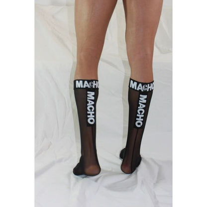MACHO - DÜNNE SOCKEN EINHEITSGRÖSSE SCHWARZ