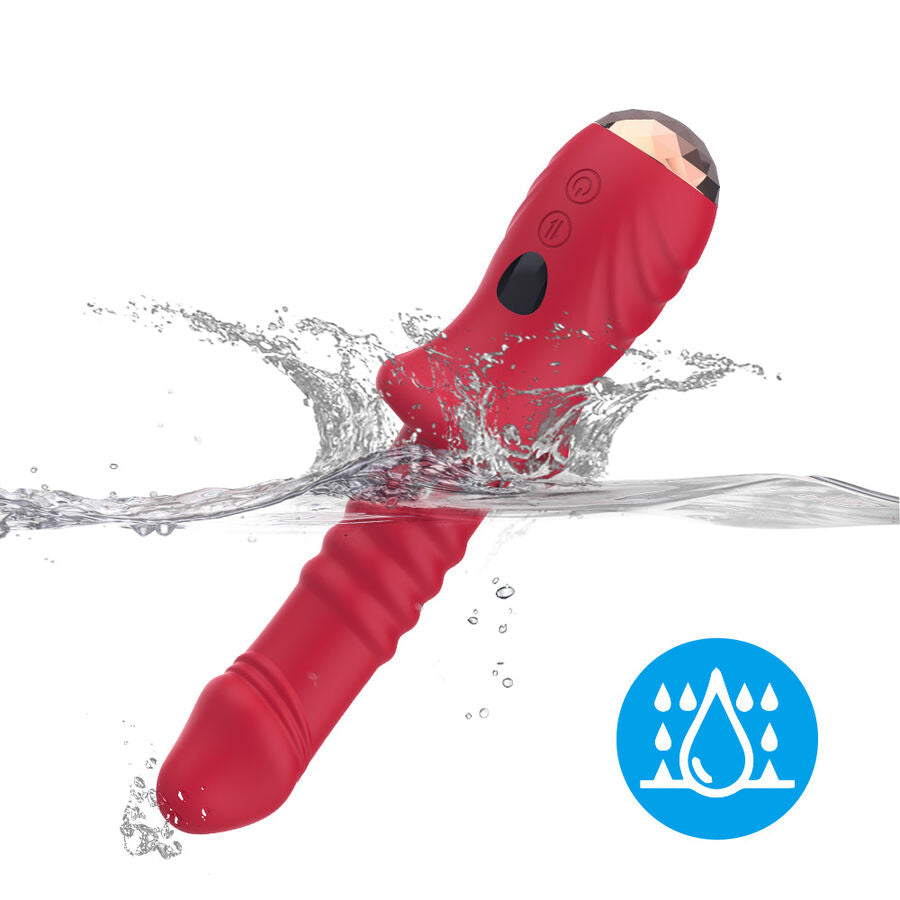 ARMONY - POINT A STIMULIERENDER VIBRATORDILDO ROT