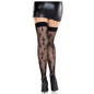 LEG AVENUE - WORSHIP ME SPITZENSTRÜMPFE SCHWARZ