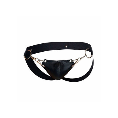 MOB - DNGEON JOCKSTRAP SCHWARZER DRUCK EINE GRÖSSE