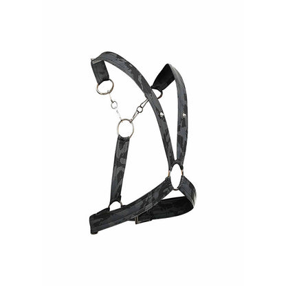 MOB - DNGEON SILBERNES HARNESS MIT KETTEN EINE GRÖSSE