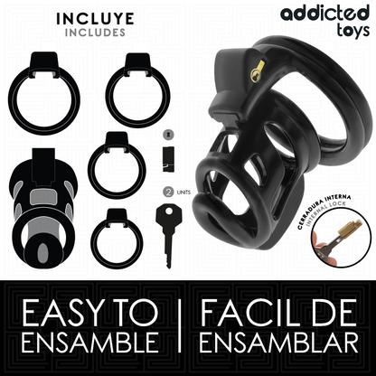 ADDICTED TOYS LOCKED - GILDEN CAGE PENISKÄFIG 8,5 CM
