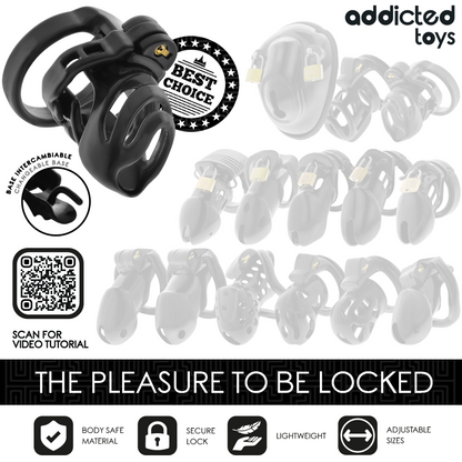 ADDICTED TOYS LOCKED - ETERNAL LOCK PENISKÄFIG 9 CM