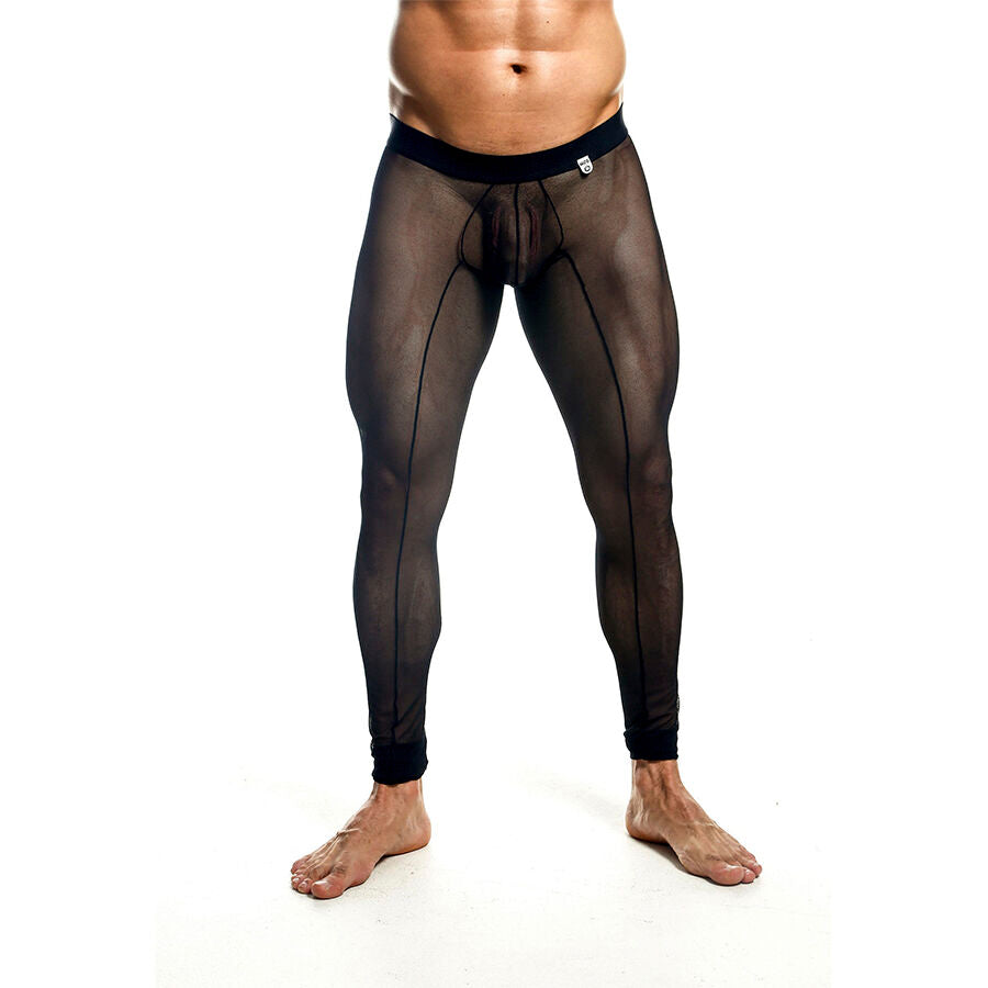 MOB - SCHWARZE TRANSPARENTE STRUMPFHOSEN GRÖSSE M