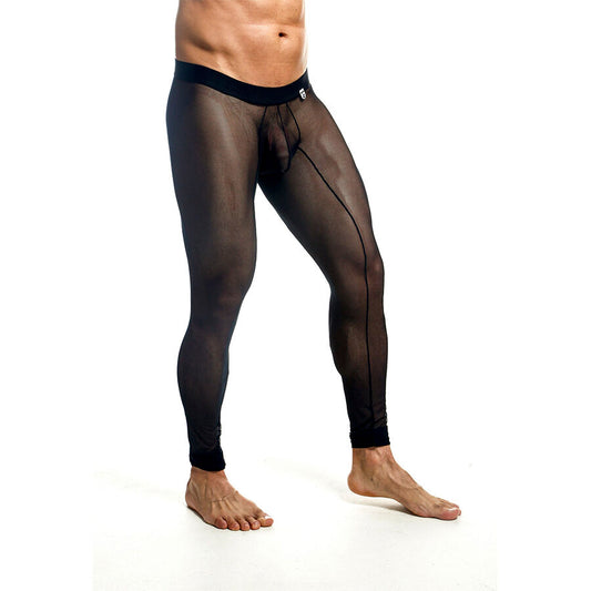 MOB - SCHWARZE TRANSPARENTE STRUMPFHOSEN GRÖSSE M