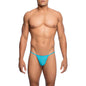 MOB - TRANSPARENTER T-FÖRMIGER TANGA AQUA GRÖSSE L/XL