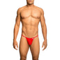 MOB - TRANSPARENTER ROTER T-FÖRMIGER TANGA GRÖSSE L/XL