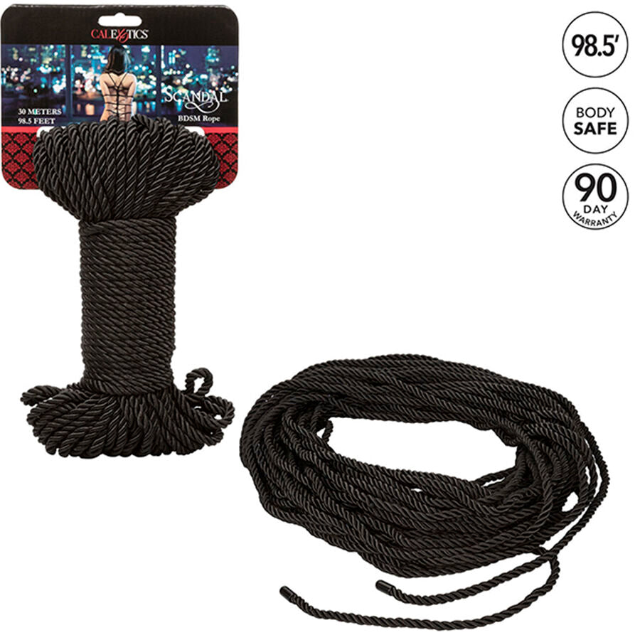 CALEXOTICS - SCANDAL SCHWARZES BDSM-SEIL 30 M