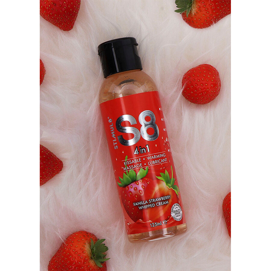 STIMUL8 - S8 4 IN 1 ERDBEER-DESSERT-SCHMIERMITTEL 125 ML