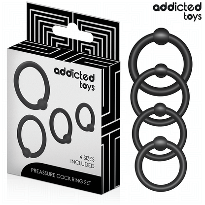 ADDICTED TOYS - SET AUS DRUCKRINGEN AUS SILIKON