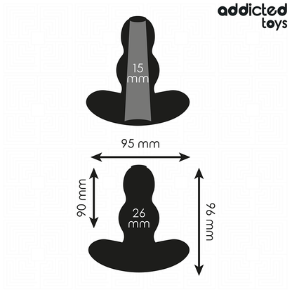 ADDICTED TOYS - HOHL ANAL PLUG GRÖSSE M 9,6 CM