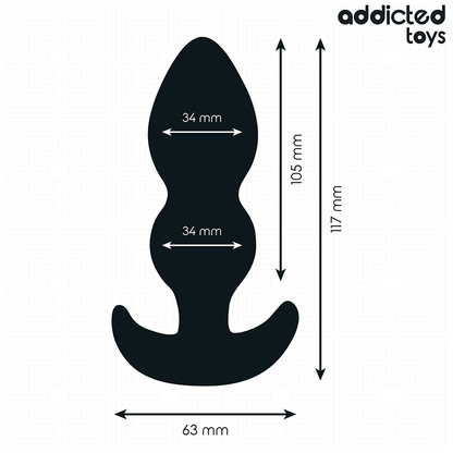 ADDICTED TOYS - ANALSTECKER GRÖSSE L 11,7 CM